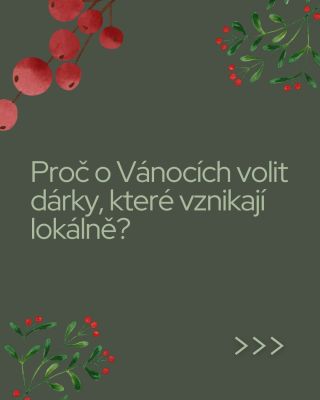 Díky, že při výběru vánočních dárků myslíš lokálně ✨🤎 #vanocnidarky #ceskaznacka #lokalnivyroba #slowfashion #madeinczech...